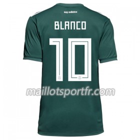 Maillot de Foot Mexique Blanco 10 Domicile Coupe du monde 2018